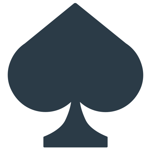 Spade Suit as drawn by Mozilla in Firefox OS 2.5