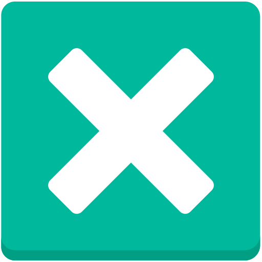 Cross Mark Button as drawn by Mozilla in Firefox OS 2.5