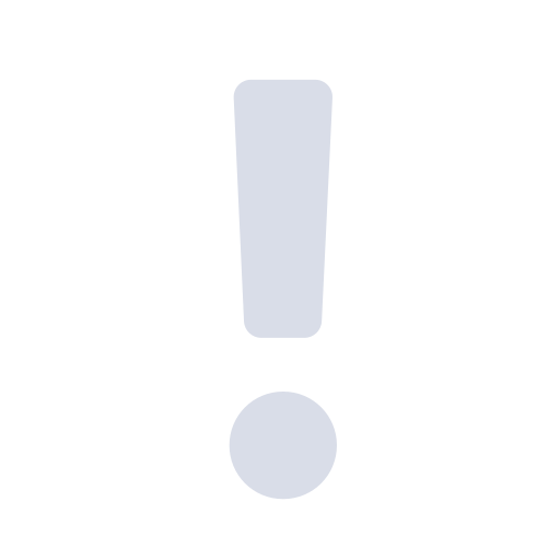 white exclamation mark as rendered by Mozilla