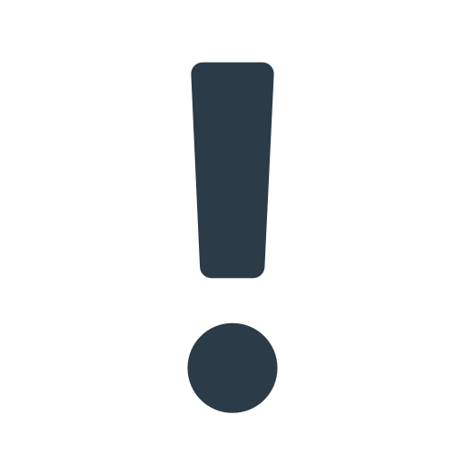 Red Exclamation Mark as drawn by Mozilla in Firefox OS 2.5