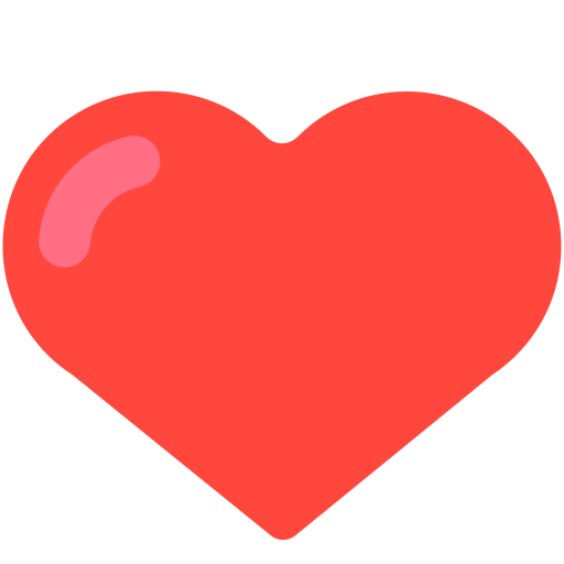 Red Heart as drawn by Mozilla in Firefox OS 2.5