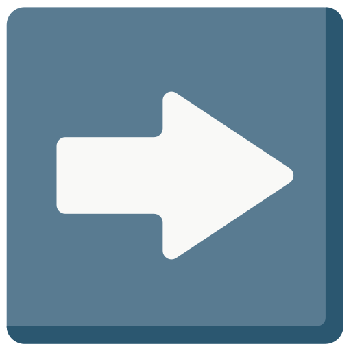 Right Arrow as drawn by Mozilla in Firefox OS 2.5