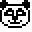 rosto de panda as rendered by NEC