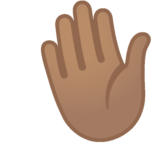 Waving Hand: Medium Skin Tone, the previous design