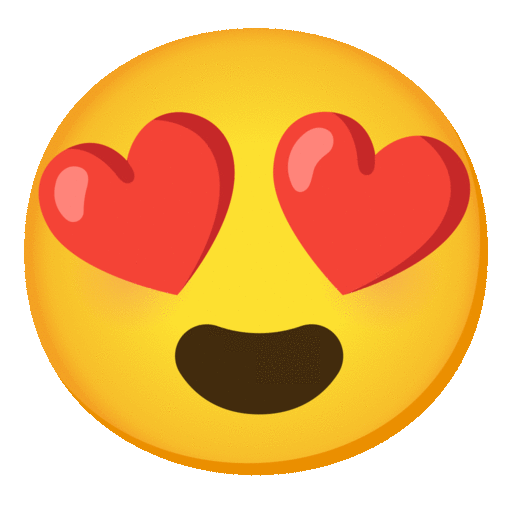 Smiling Face with Heart-Eyes, the previous design