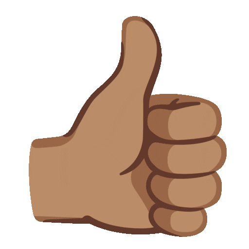Thumbs up: Medium Skin Tone, the design in this release
