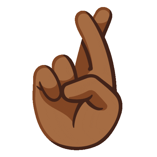 Crossed Fingers: Medium-Dark Skin Tone, the design in this release