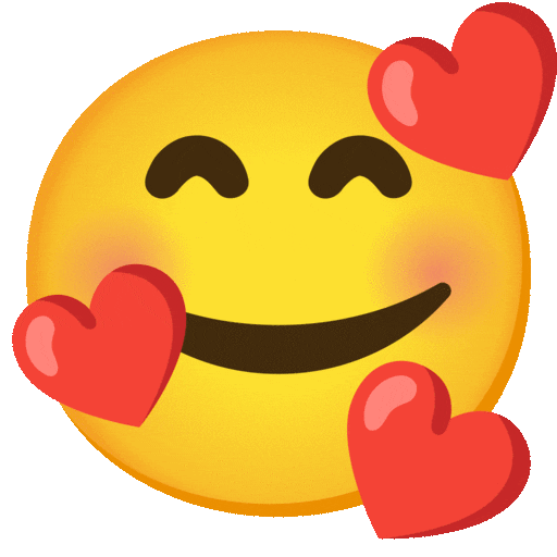 Smiling Face with Hearts, the design in this release