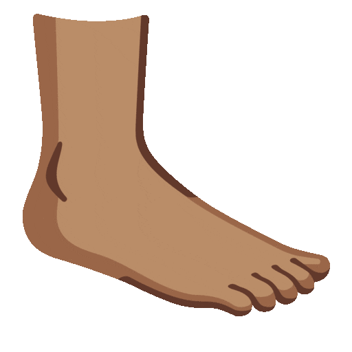 Foot: Medium Skin Tone, the previous design