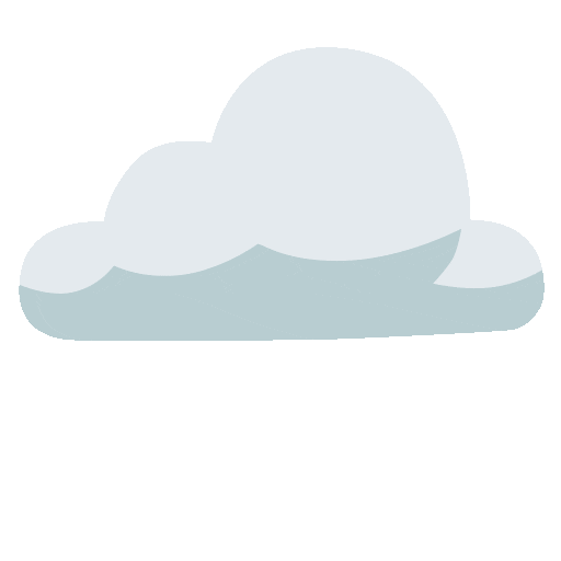 nuage avec éclair as rendered by Noto Animated Emoji