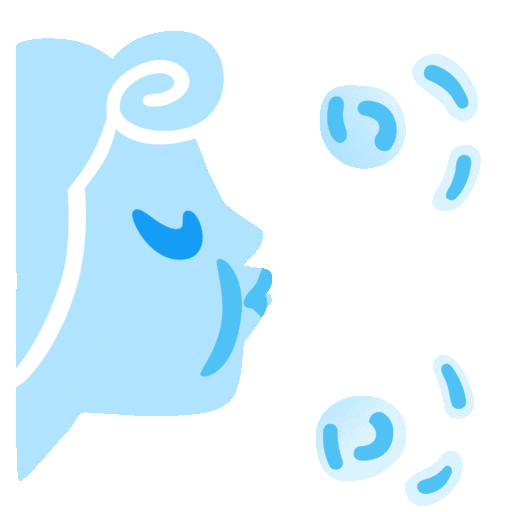 ์ผ๊ตด์ด ์๋ ๋ฐ๋ as rendered by Noto Animated Emoji