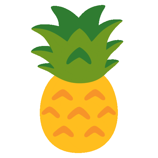 파인애플 as rendered by Noto Animated Emoji