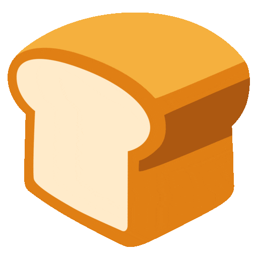 食パン as rendered by Noto Animated Emoji
