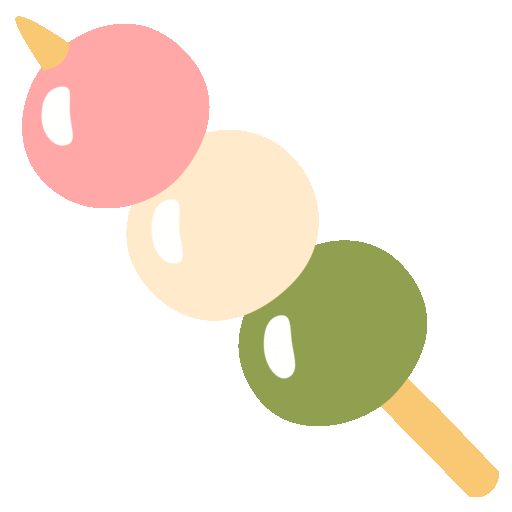 dango as rendered by Noto Animated Emoji