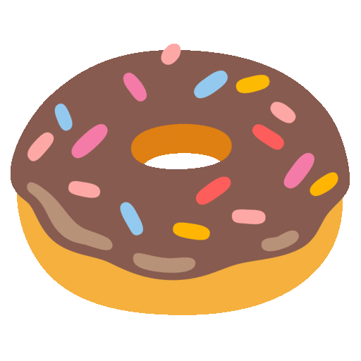doughnut as rendered by Noto Animated Emoji