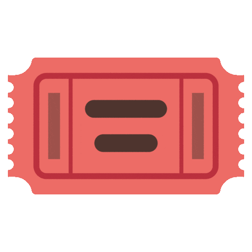 admission tickets as rendered by Noto Animated Emoji