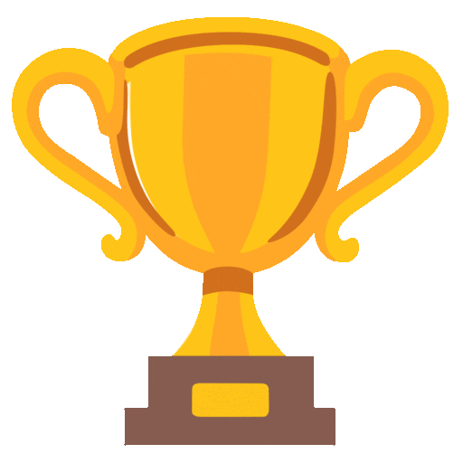 trophy as rendered by Noto Animated Emoji