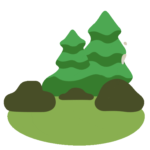 camping as rendered by Noto Animated Emoji