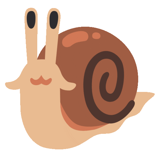 蜗牛 as rendered by Noto Animated Emoji