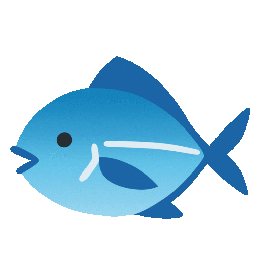 pesce as rendered by Noto Animated Emoji