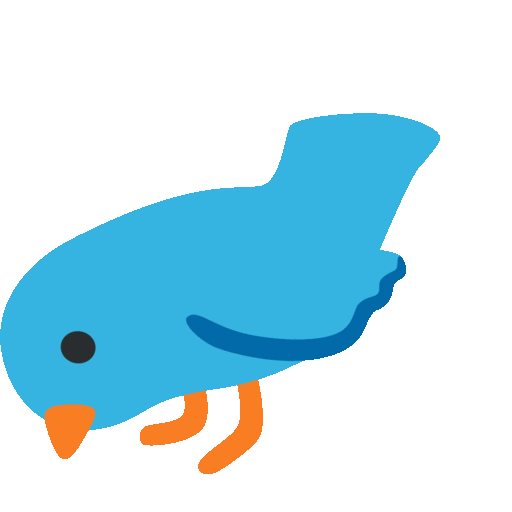 Vogel as rendered by Noto Animated Emoji