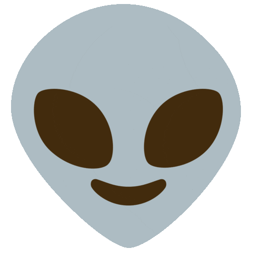 alienígena as rendered by Noto Animated Emoji