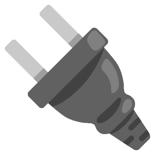 Netzstecker as rendered by Noto Animated Emoji