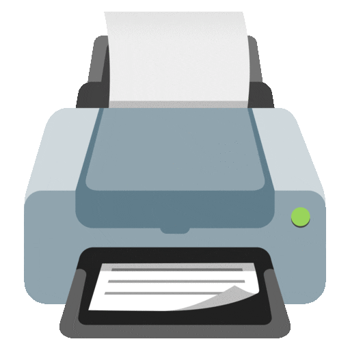 printer as rendered by Noto Animated Emoji