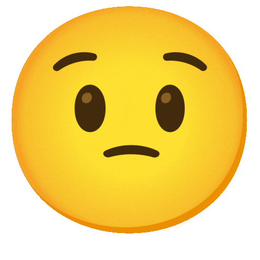 erstauntes Gesicht as rendered by Noto Animated Emoji
