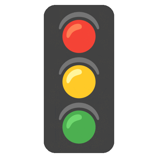 vertical traffic light as rendered by Noto Animated Emoji