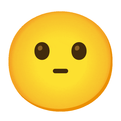 exploding head as rendered by Noto Animated Emoji