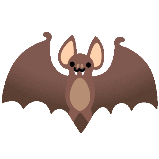 bat as rendered by Noto Animated Emoji