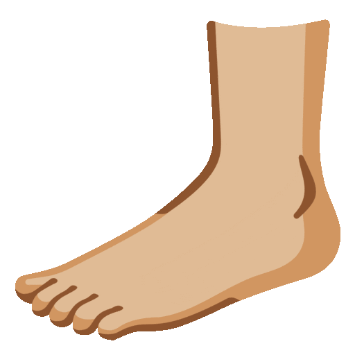 Foot: Medium-Light Skin Tone, the design in this release