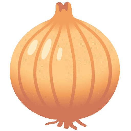 onion as rendered by Noto Animated Emoji