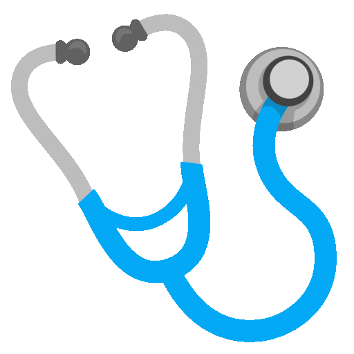 stethoscope as rendered by Noto Animated Emoji