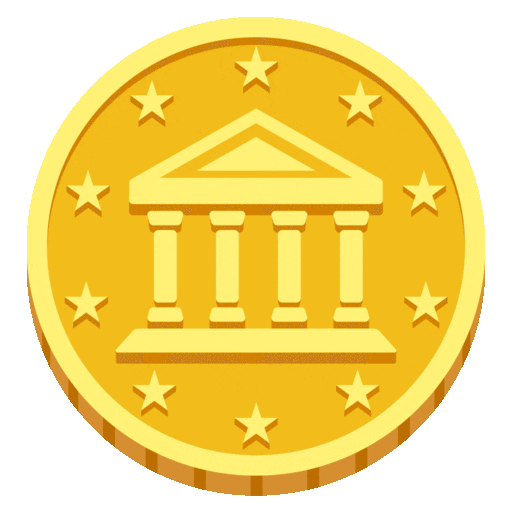 moneda as rendered by Noto Animated Emoji