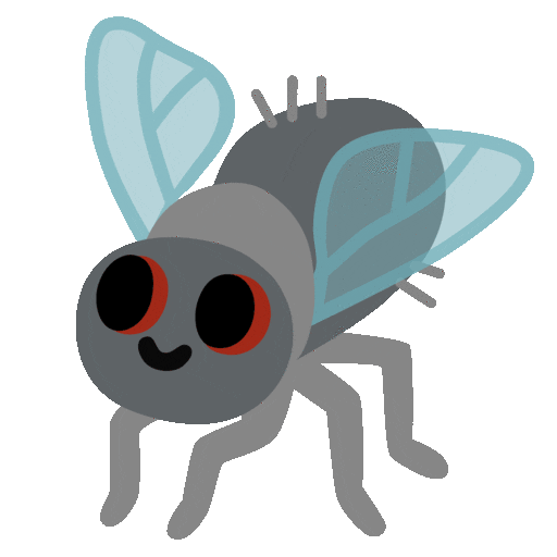 fly as rendered by Noto Animated Emoji