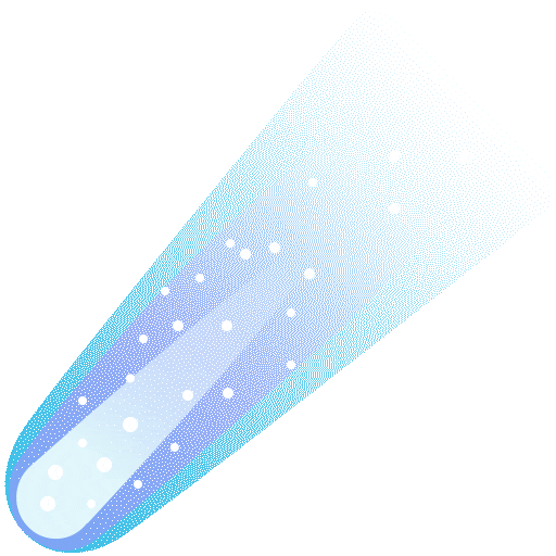 comet as rendered by Noto Animated Emoji