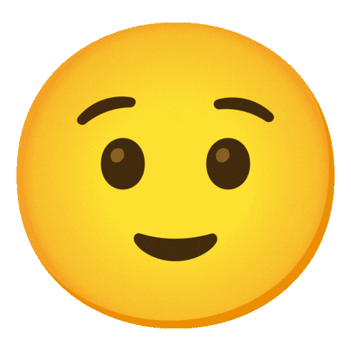 وجه مبتسم as rendered by Noto Animated Emoji