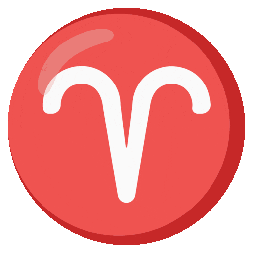 Widder (Sternzeichen) as rendered by Noto Animated Emoji