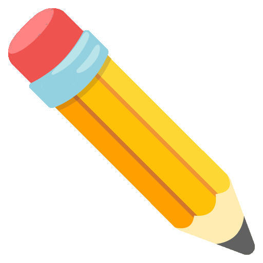 pencil as rendered by Noto Animated Emoji