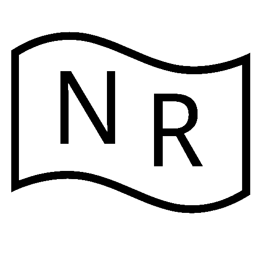 Flag: Nauru as drawn by Noto Emoji in 14.0