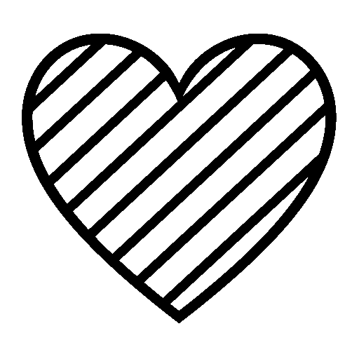Purple Heart as drawn by Noto Emoji in 14.0