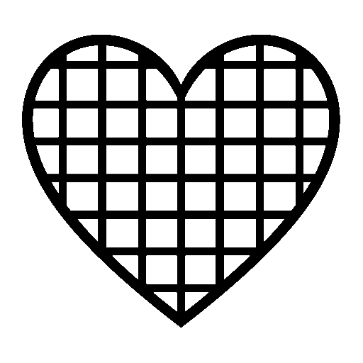 Black Heart as drawn by Noto Emoji in 14.0
