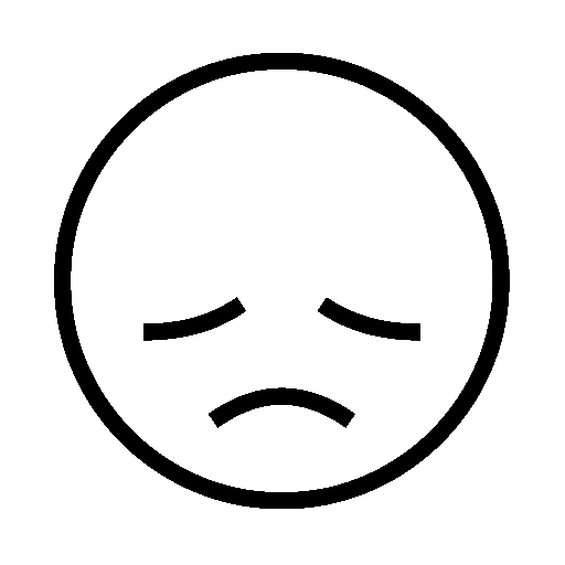 Disappointed Face, the previous design