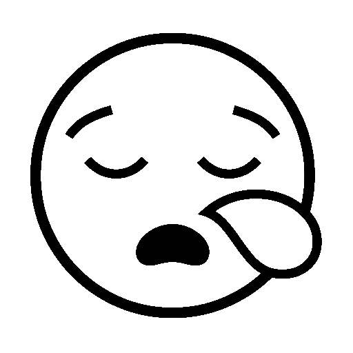 Sleepy Face as drawn by Noto Emoji in 14.0
