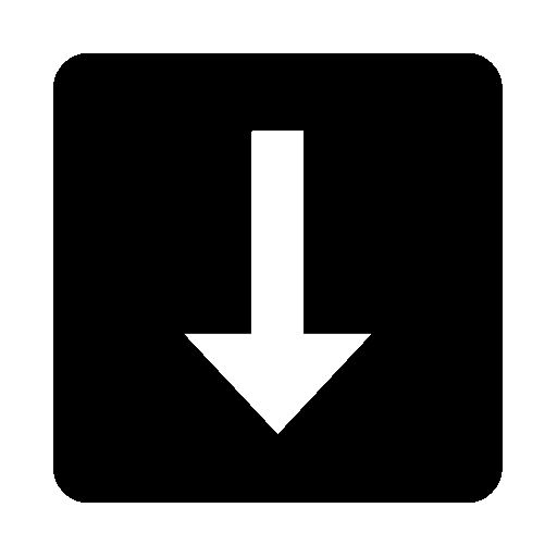 Down Arrow as drawn by Noto Emoji in 14.0