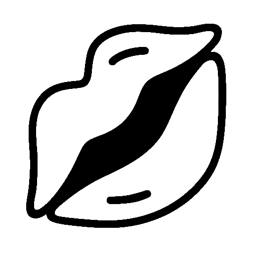 Kiss Mark as drawn by Noto Emoji in 15.0
