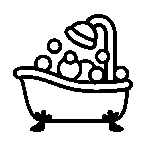Bathtub as drawn by Noto Emoji in 15.0