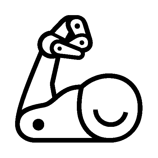 Mechanical Arm as drawn by Noto Emoji in 15.0